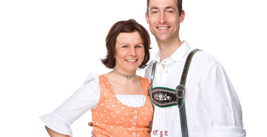 Authentic lederhosen and Authentic dirndl