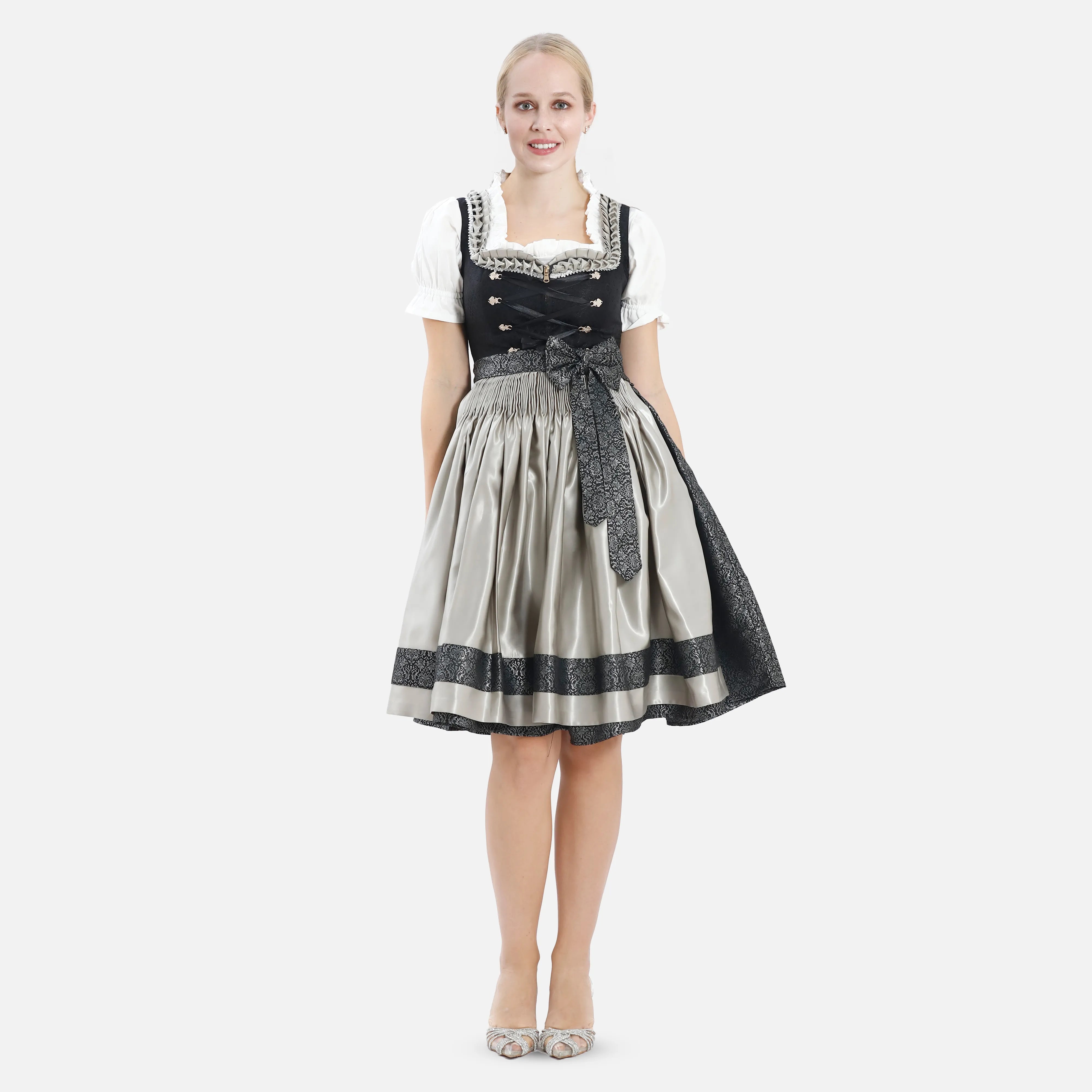 Royal Yellow Dirndl Midi Affair