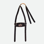Forest Black Bavarian Lederhosen Suspenders