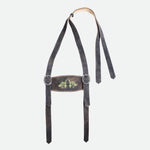 Sepia Raw Brown Premium Lederhosen Suspenders