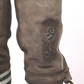 Authentic Bavarian Knee-Length Trachten Bundhosen in Dark Gray