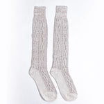 Classic White Knee-High Socks for Lederhosen