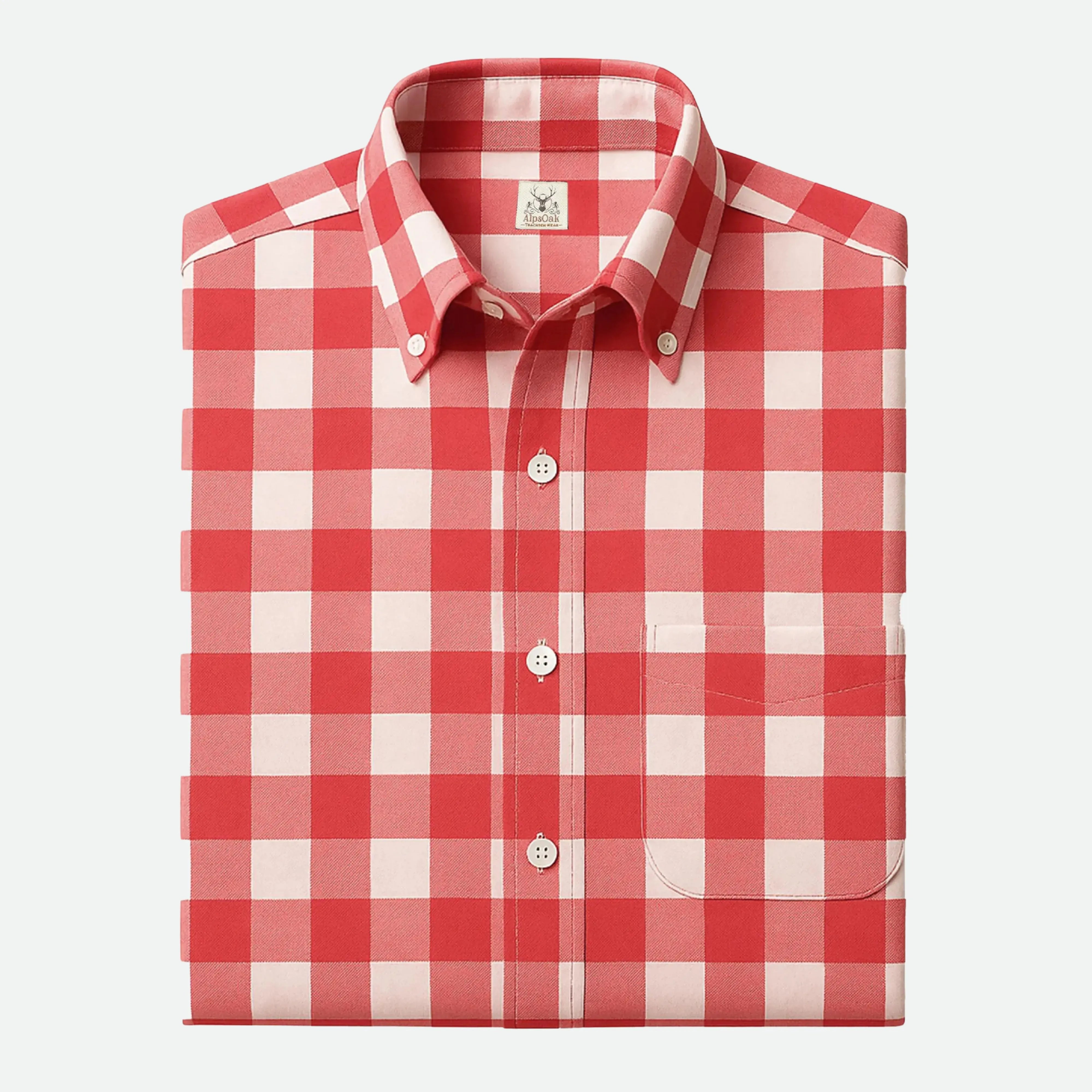 Bavarian Red Checkered Men's Shirt