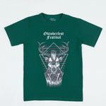 Forest Green Bavarian T-Shirt with Classic Pattern