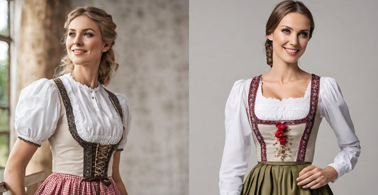 Guide to Bavarian Oktoberfest Costume with White Dirndl Top