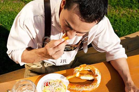 Lederhosen Men or German food