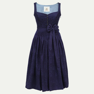 Dirndl Midi Luxury Velvet Blue