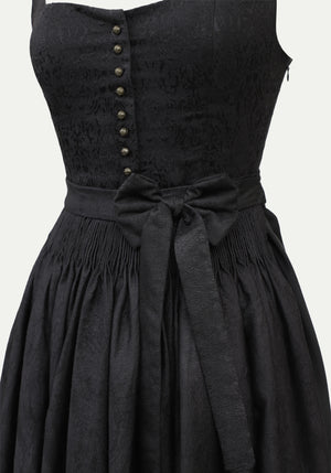 Women's Dirndl Dress Royal Midnight Black