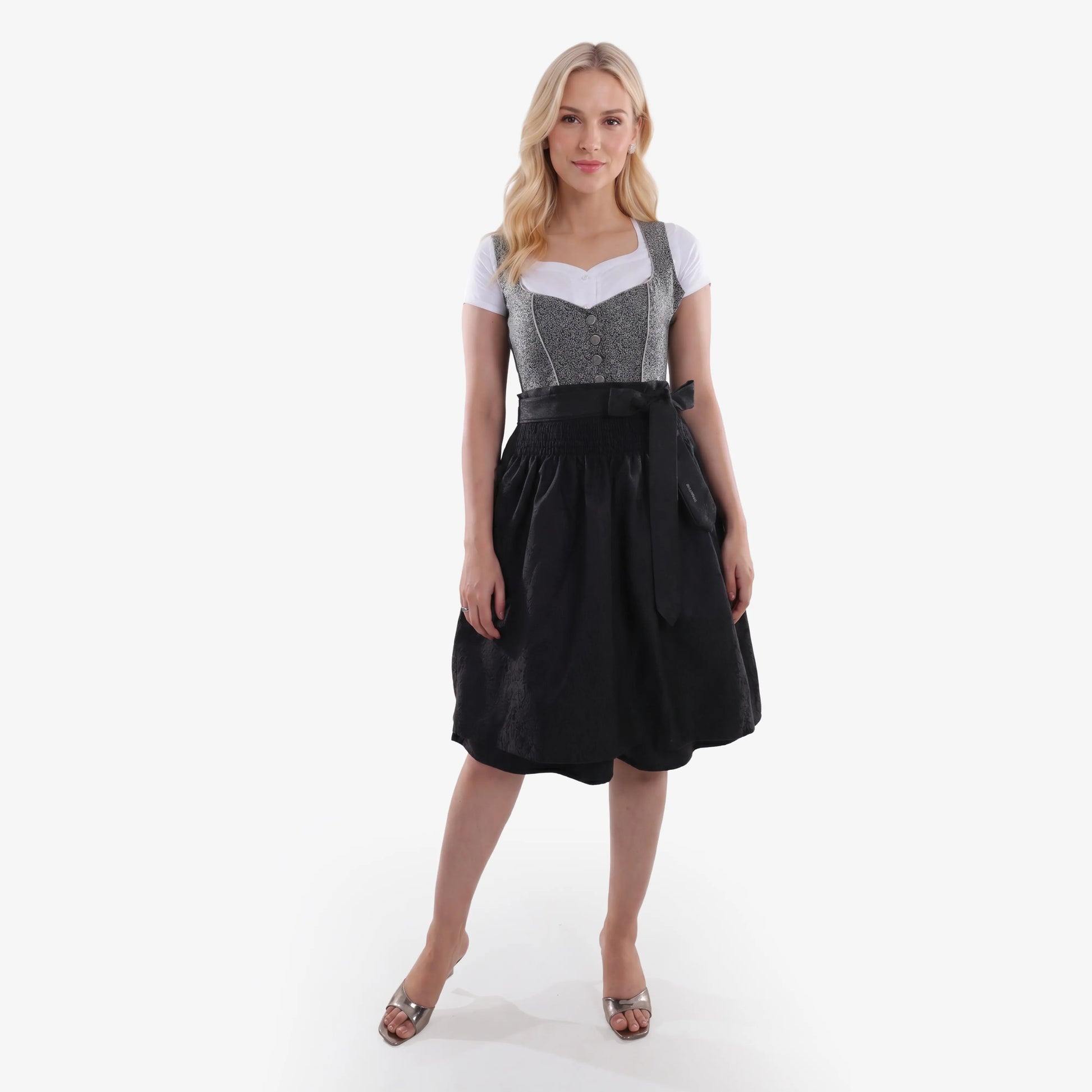 Women's Dirndl Dress Royal Midnight Black