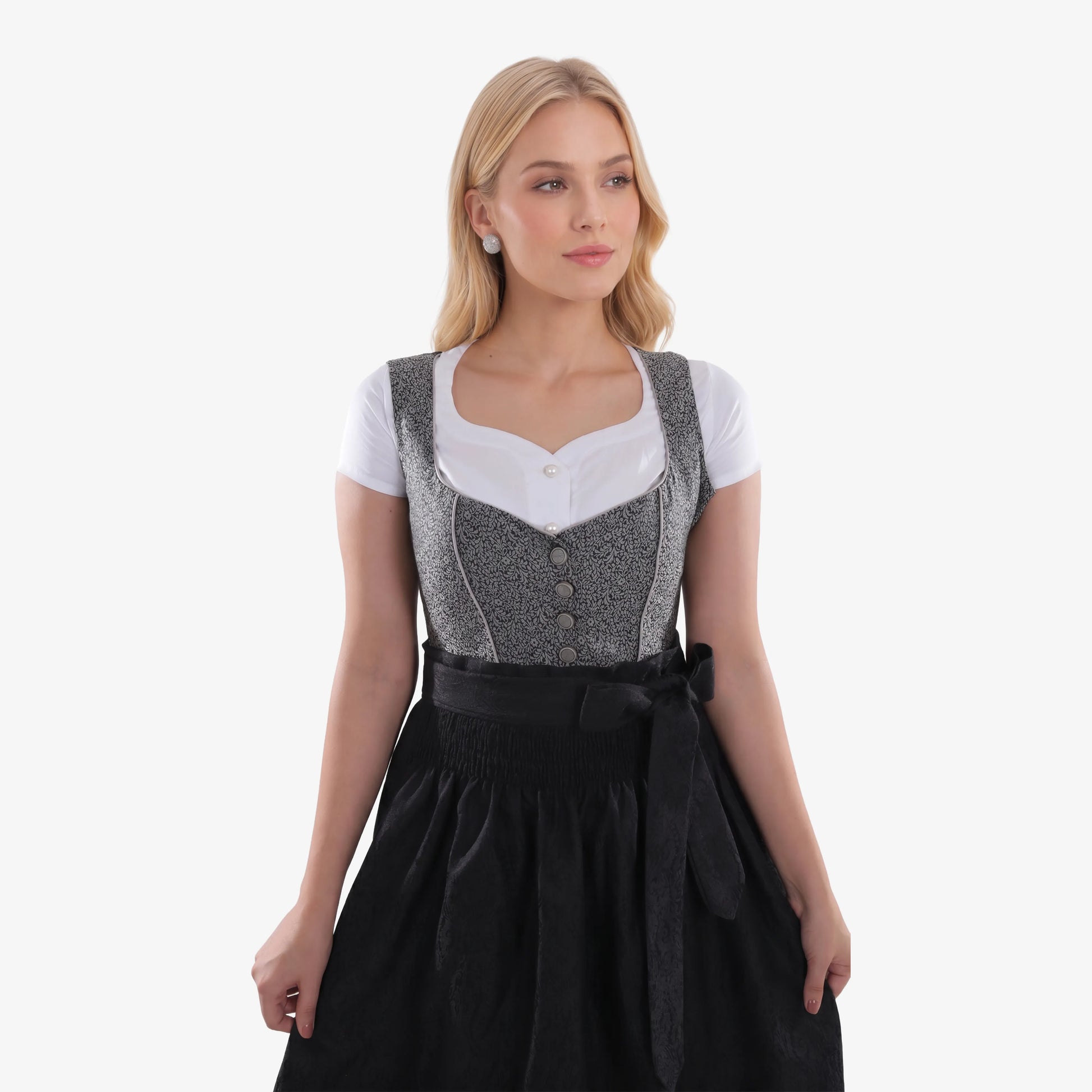 Women's Dirndl Dress Royal Midnight Black