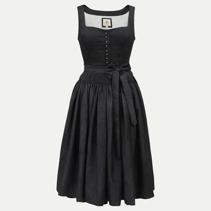 Women's Dirndl Dress Royal Midnight Black