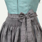 Bavarian Midi Dirndl Dress Premium Aqua Blue