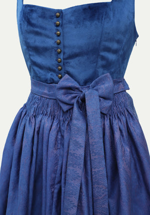 Luxury Indigo Blue Dirndl