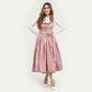 German Dirndl Dress Royal Midi Evening Sand