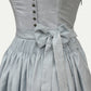 Premium Dirndl Dress Slate Blue