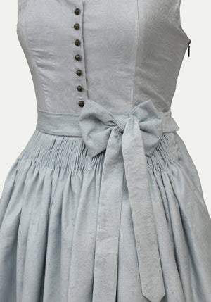Premium Dirndl Dress Slate Blue