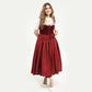 Dirndl Dress Timeless Luxury Ruby Allure