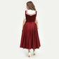 Dirndl Dress Timeless Luxury Ruby Allure