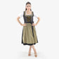 Smoky Royal Black Dirndl Dress