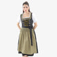 Smoky Royal Black Dirndl Dress