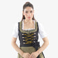 Smoky Royal Black Dirndl Dress