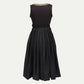 Women's Dirndl Dress Smoky Royal Black