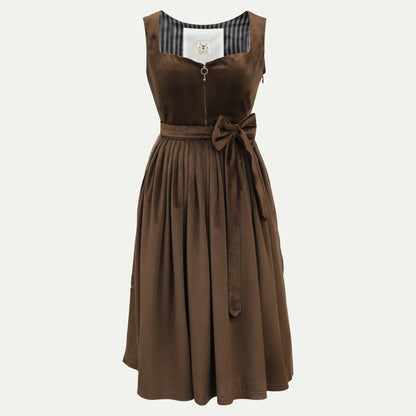 Bavarian Dirndl Dress Luxury Espresso