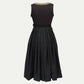 Midi Dirndl Dress Luxury Royal Black