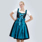 Midi Dirndl Inspired by Pure Black Elegance