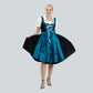 Midi Dirndl Inspired by Pure Black Elegance