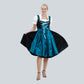 Midi Dirndl Inspired by Pure Black Elegance