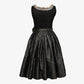 Midi Dirndl Inspired by Midnight Black Elegance