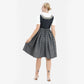 Midi Dirndl Inspired by Elegant Black Tradition