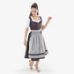 Midi Dirndl Inspired by Dark Charcoal Legacy