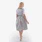 German Dirndl Dress in Platinum Silver Heritage