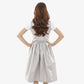 Midi Dirndl Dress Luxury Frosted Silver