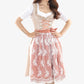 Midi Dirndl Inspired by Antique Gold Pearl Legacy