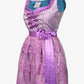 Midi Dirndl Inspired by Pure Lavender Lace Grace