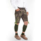 Forest Green Lederhosen with Refined Traditional Embroidery