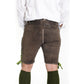 Forest Green Lederhosen with Refined Traditional Embroidery