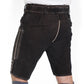 Charcoal Embroidered Lederhosen in a Timeless Shade