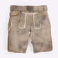 Double Shaded Smoke Gray Trachten Lederhosen