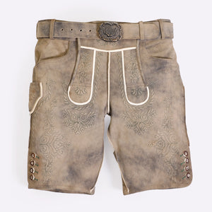 Double Shaded Smoke Gray Trachten Lederhosen