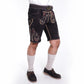 Faded Black Bavarian Lederhosen Men with Charming Embroidery