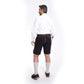 Faded Black Bavarian Lederhosen Men with Charming Embroidery