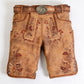 Vintage Brown Halloween Lederhosen Set