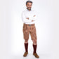 Authentic Lederhosen Men Vintage Brown