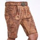 Authentic Lederhosen Men Vintage Brown