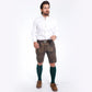 Raw Brown Vintage Inspired Lederhosen