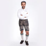 Premium Rustic Vinatge Brown Lederhosen Men